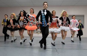 bailarines irlandeses