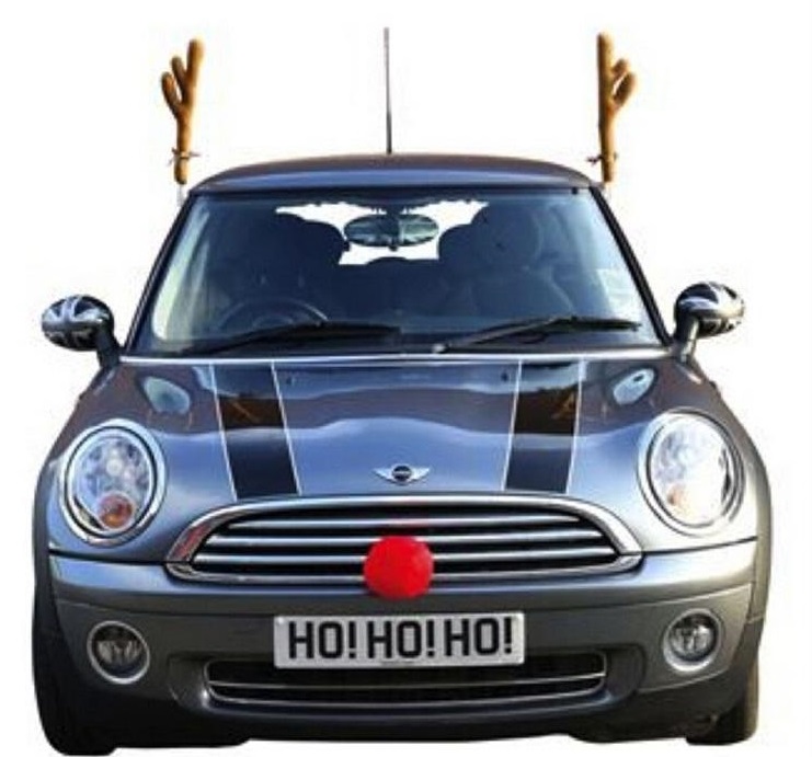 Decoración navideña para coches
