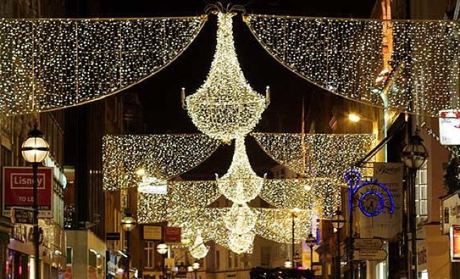 Centros comerciales con las decoraciones navideñas más bonitas de Dublín